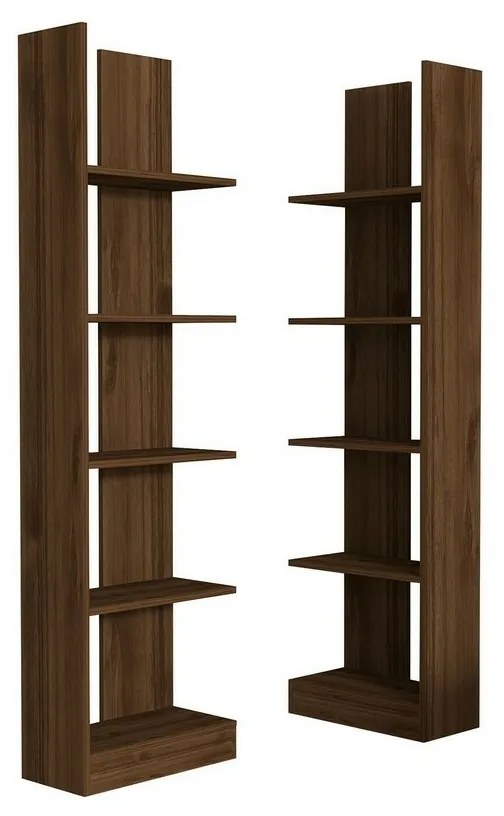 Knižnica Ikiz Walnut
