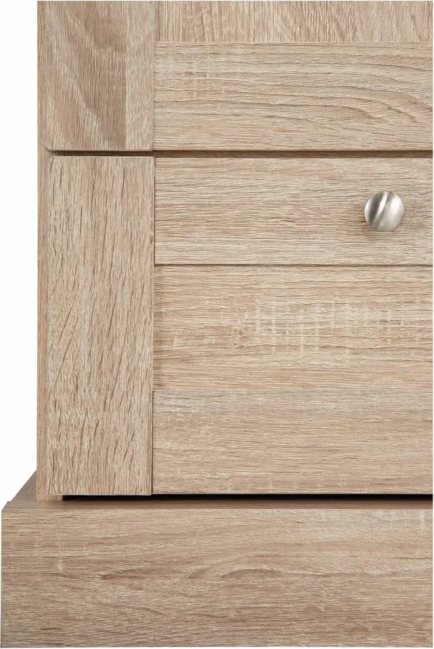 Šatníková skriňa v dekore duba v prírodnej farbe 60x180 cm Binz – Støraa