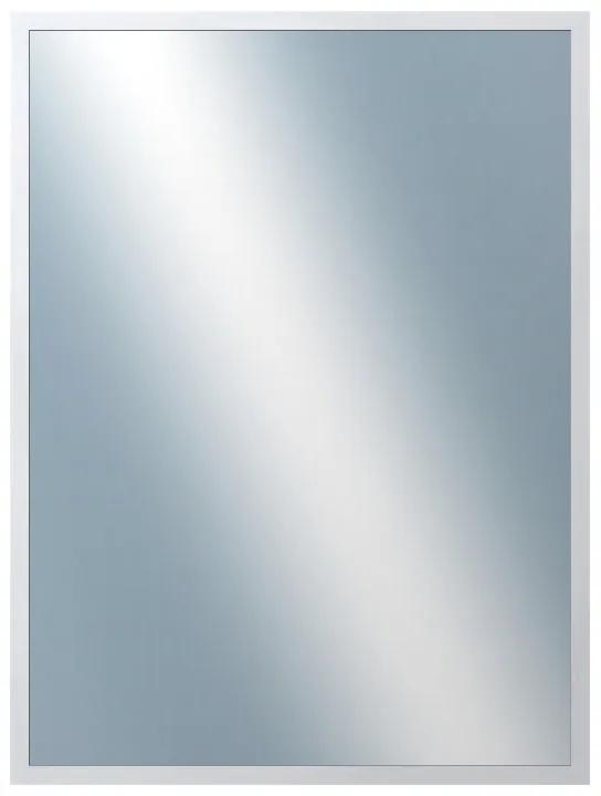 DANTIK - Zrkadlo v rámu, rozmer s rámom 60x80 cm z lišty KASETTE biela (2755)