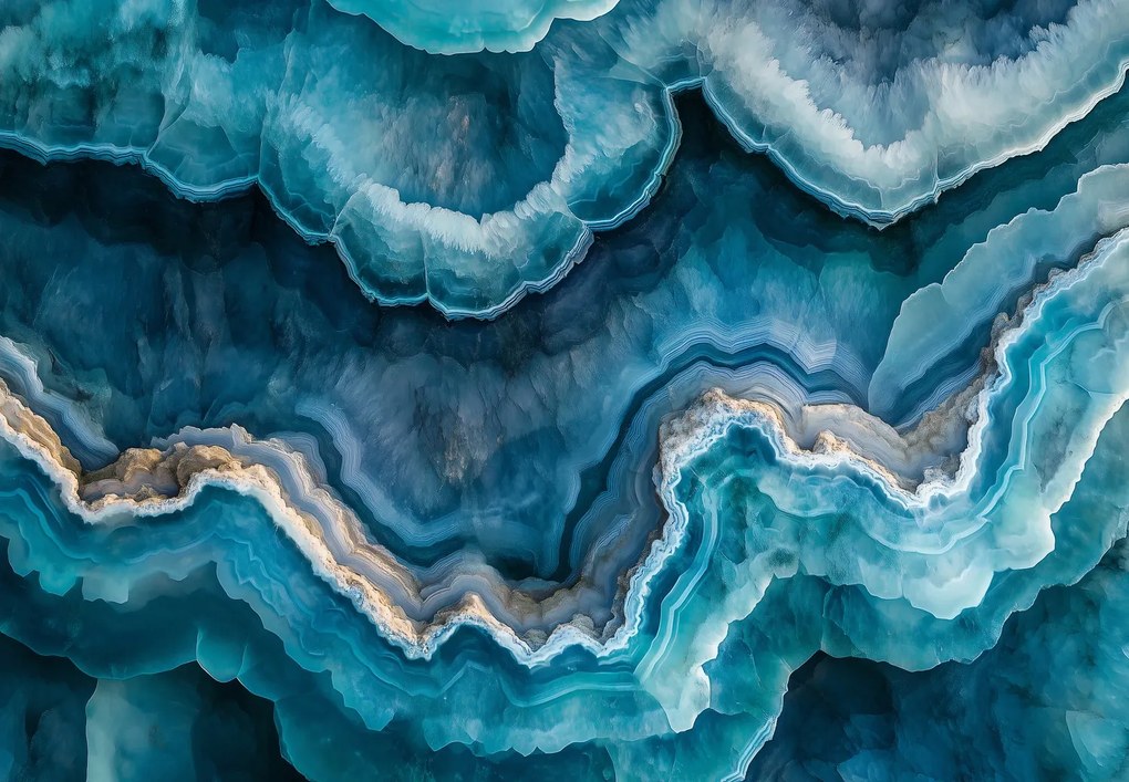 Fototapeta - Akvamarín detail (147x102 cm)