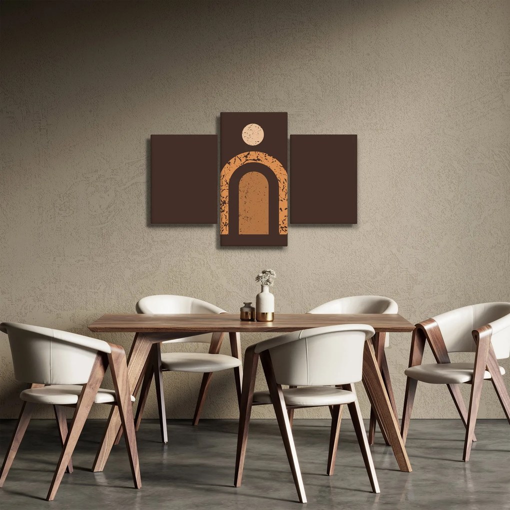 Obraz - Oranžové oblúky N⁰3 (90x60 cm)