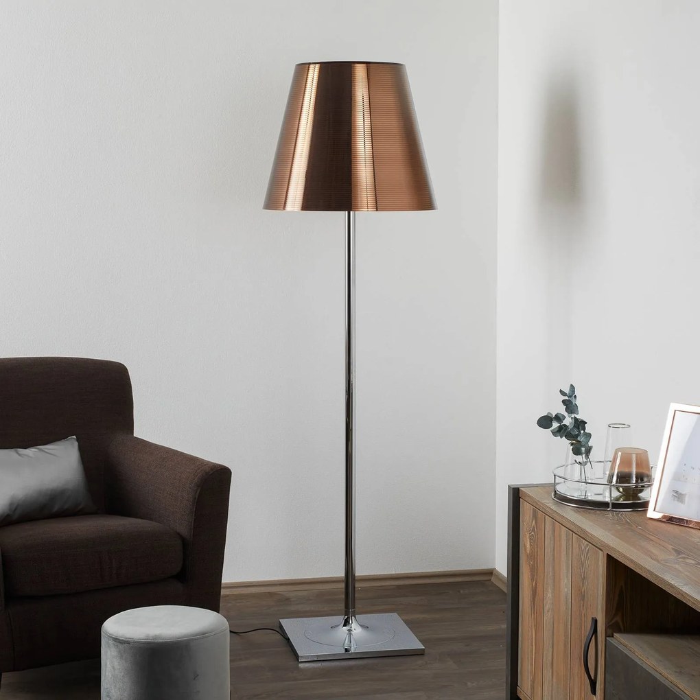 FLOS KTribe F3 stojaca lampa, bronzová