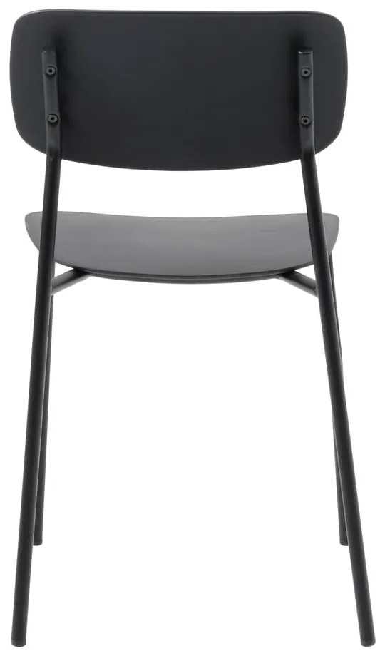 Čierne jedálenské stoličky v súprave 2 ks Kirkland – Unique Furniture