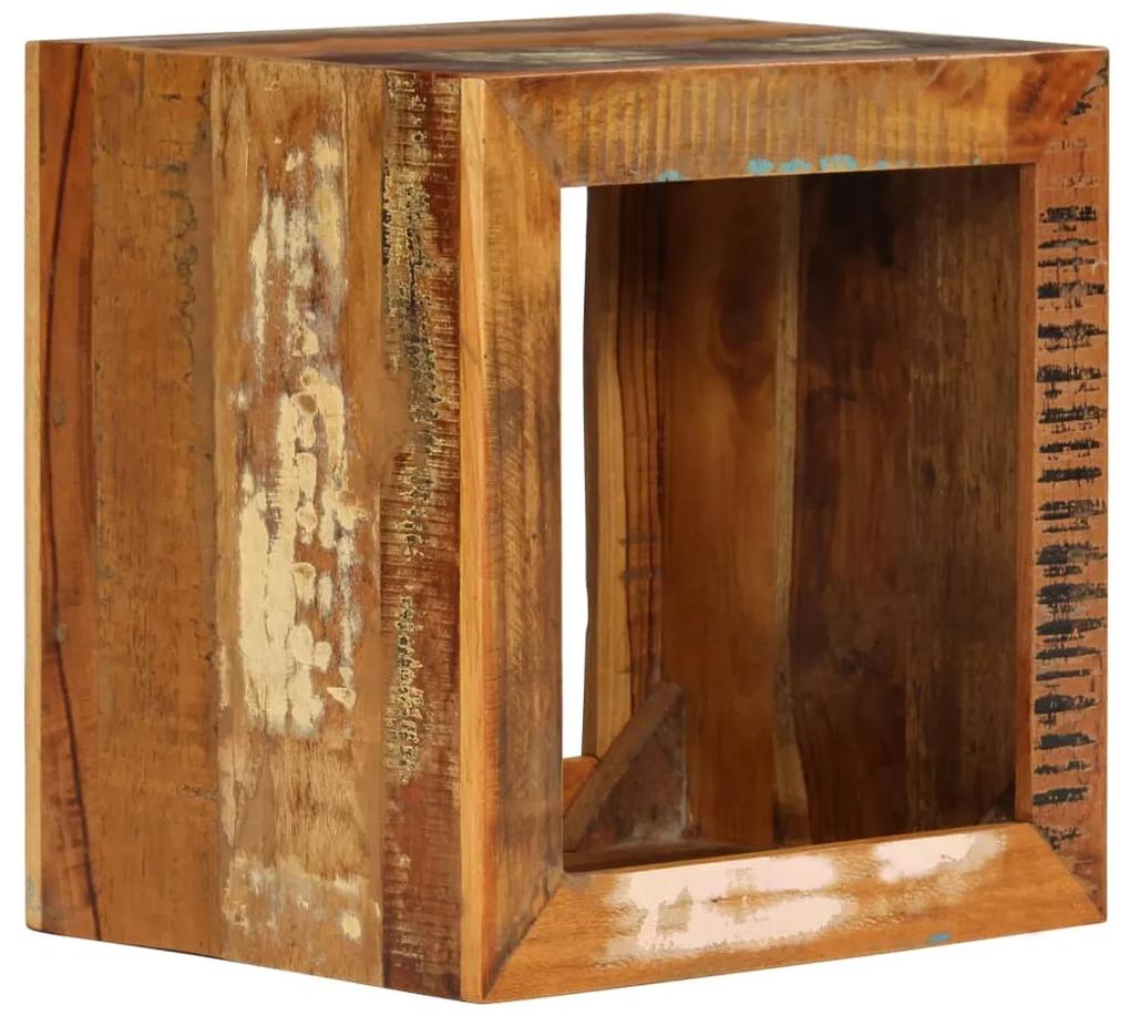 vidaXL Stolička z recyklovaného dreva 40x30x40 cm