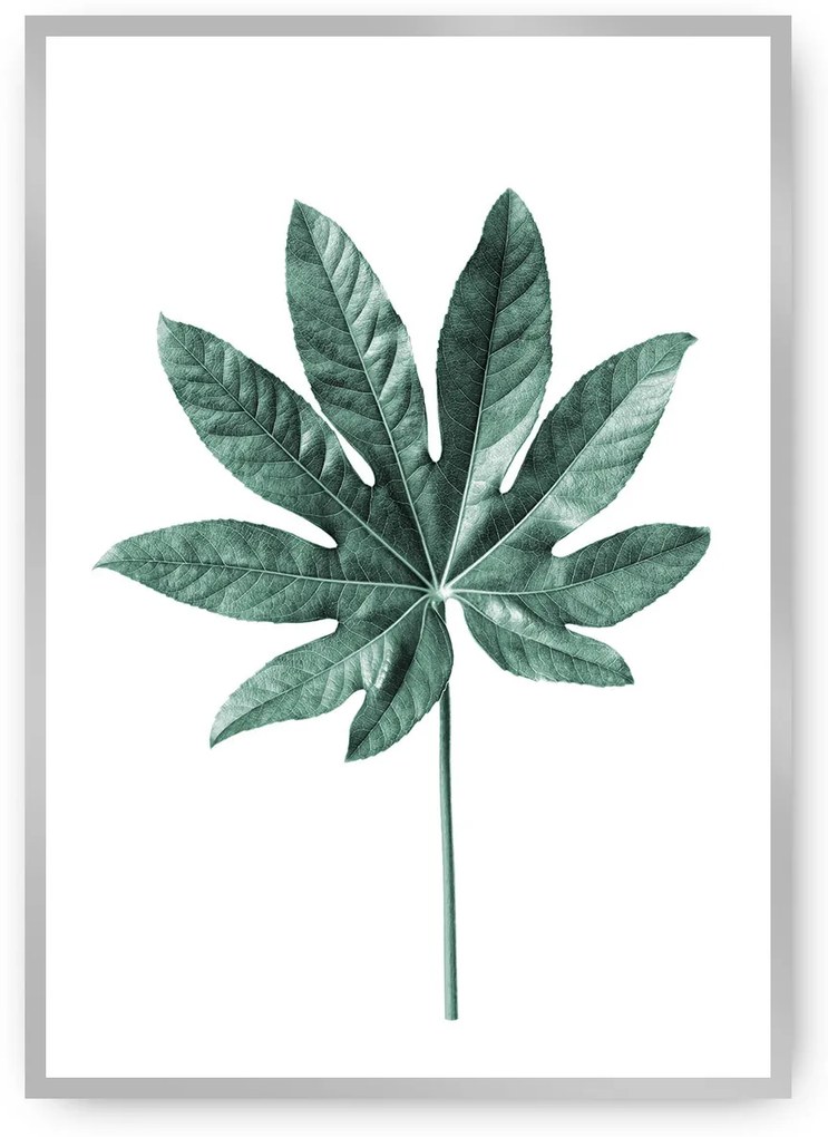 Plagát Leaf Emerald Green