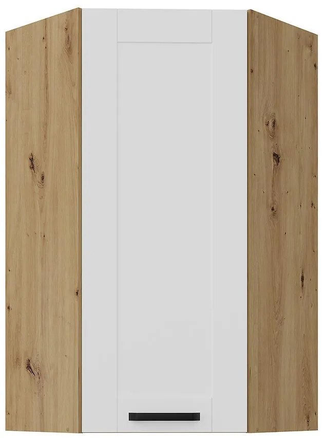 Skrinka do kuchyne Luna biely matná/artisan 60x60 GN-108 1F (45°)