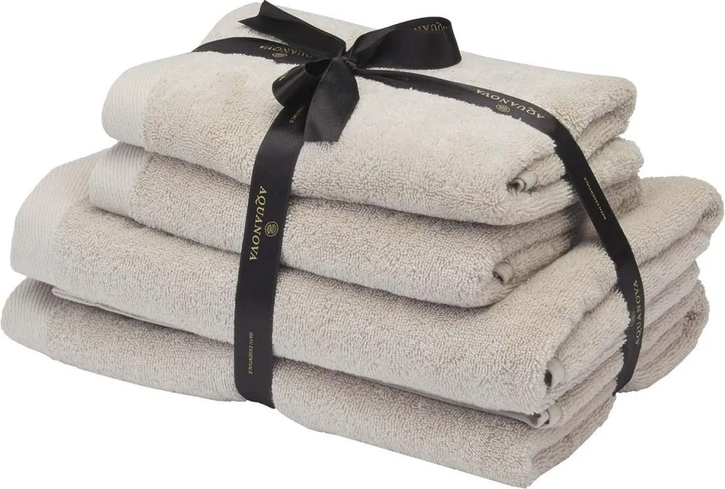 XXXLutz SADA FROTÉ UTERÁKOV, béžová Aquanova - Kúpeľňový textil - 008525027501