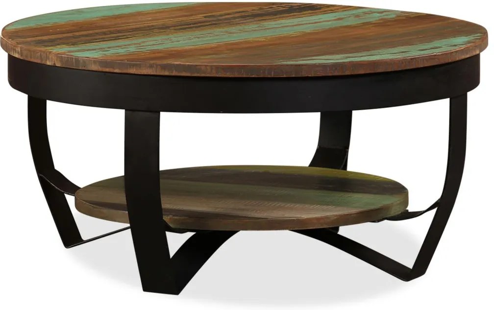 244674 Edco Konferenčný stolík z recyklovaného dreva, 65x32 cm