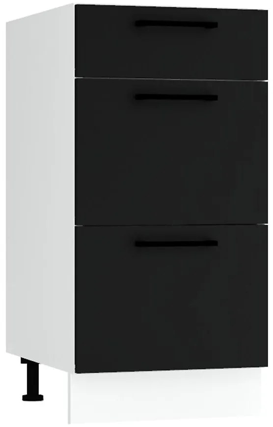 Kuchynská skrinka Max D40s/3 čierna