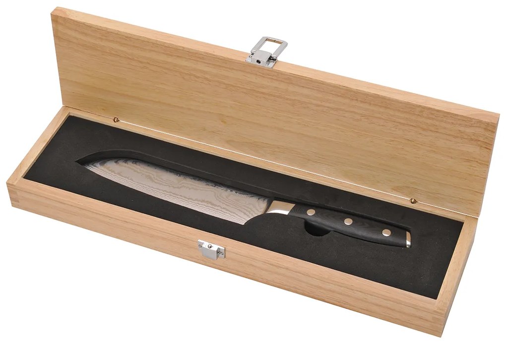 Santoku nôž 18 cm - Lunasol Platinum Line - 128781