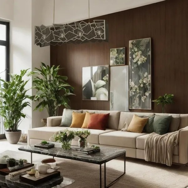 Luster na lanku CAMO 4xE27/15W/230V zlatá