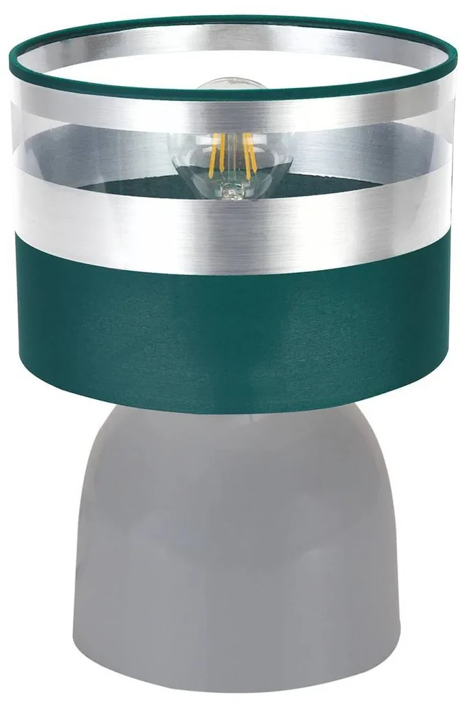 Stolná lampa Intense Chrome, 1x textilné tienidlo (výber zo 6 farieb), (výber z 3 farieb konštrukcie)