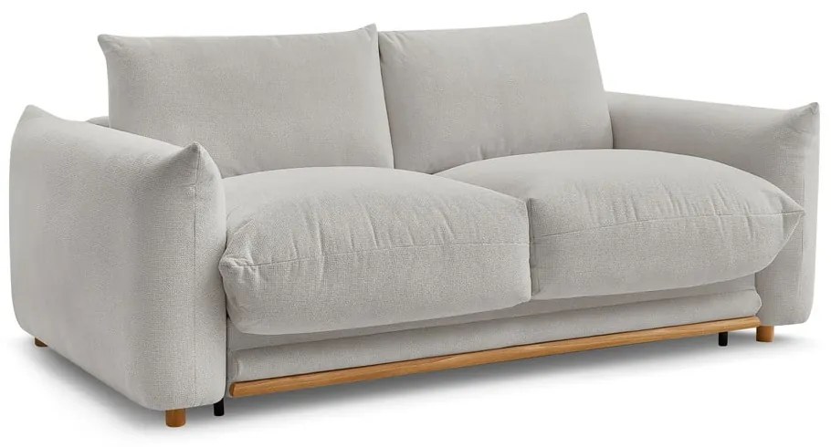 Svetlosivá rozkladacia pohovka 214 cm Ernest – Bobochic Paris