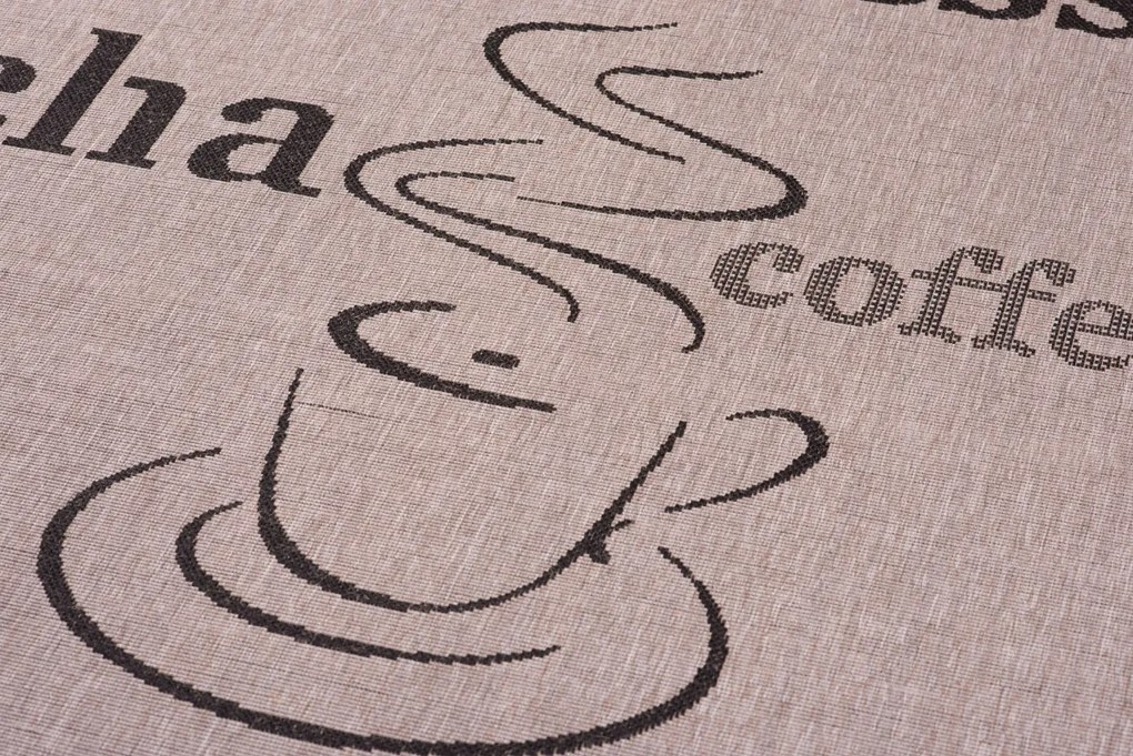 TA Koberec 20220 Strieborná / čierna