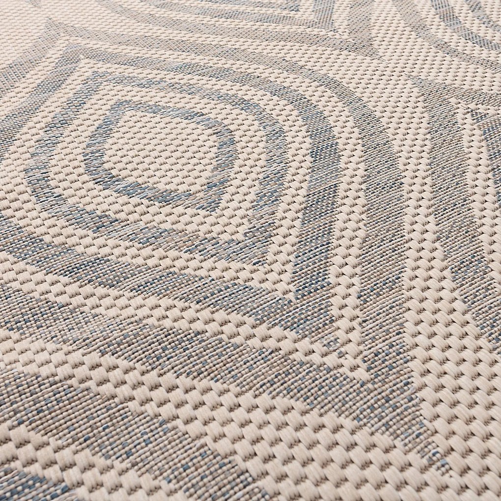 Koberec Breeze beige/raw/blue 200x290cm