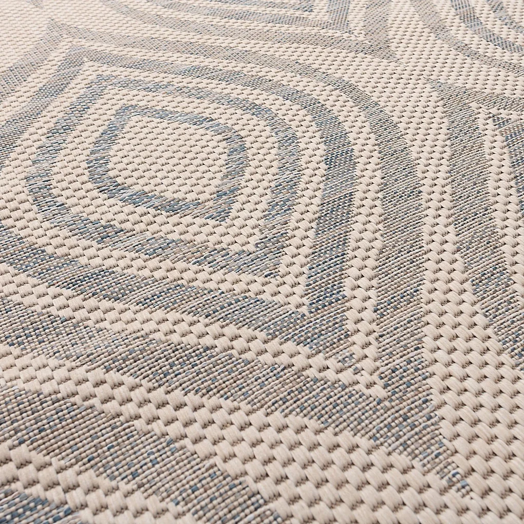 Koberec Breeze beige/raw/blue 200x290cm