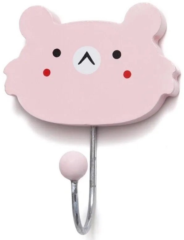 PETIT MONKEY Vešiačik Koala Face Pink