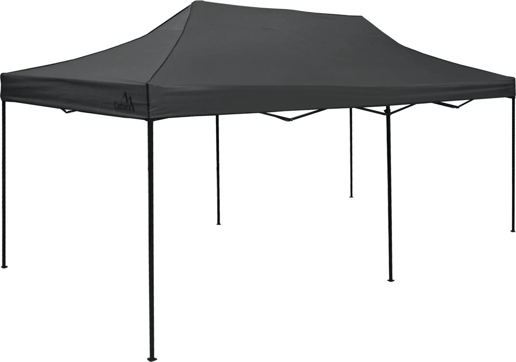 CATTARA Párty stan s nožnicovým konštrukciou 3x6 m, sivý, WATERPROOF