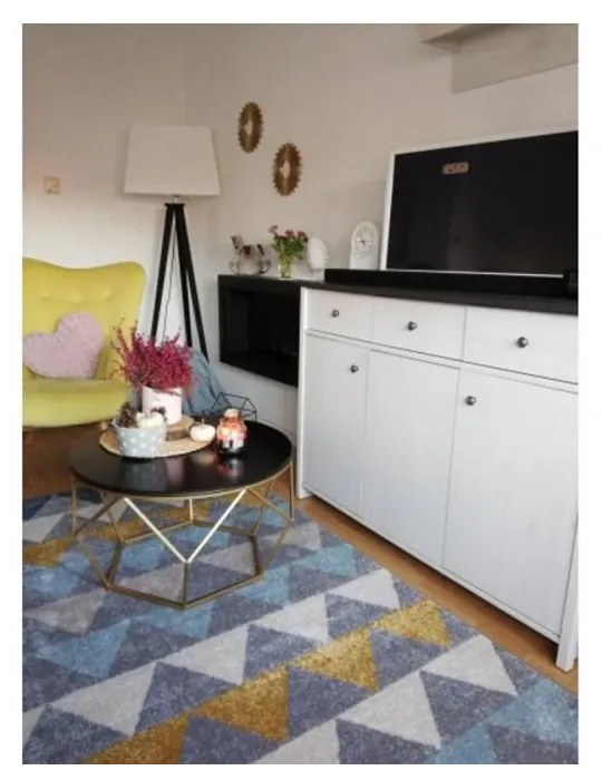Kusový koberec Nordic sivý 240x330cm