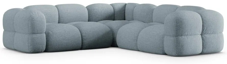 Svetlomodrá rohová pohovka Loretto – Cosmopolitan Design