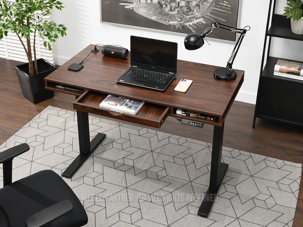 PC stolík Osto 120 (orech + biela). Vlastná spoľahlivá doprava až k Vám domov. 1109829