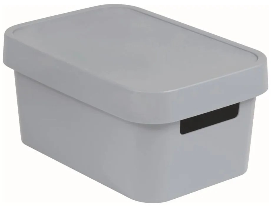 Sivý úložný box Curver SIMPLE Gordinho