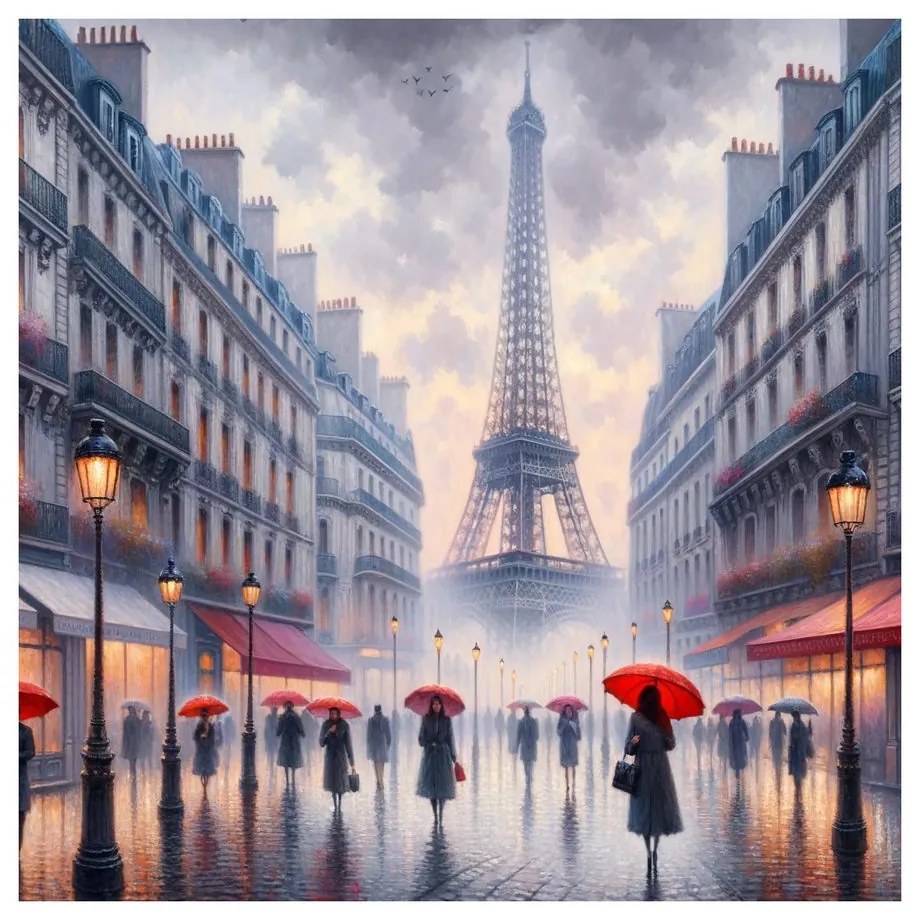 Obraz parížska romanca