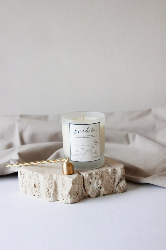 Bella Rose Ručne liata sójová sviečka Bornholm 220 g