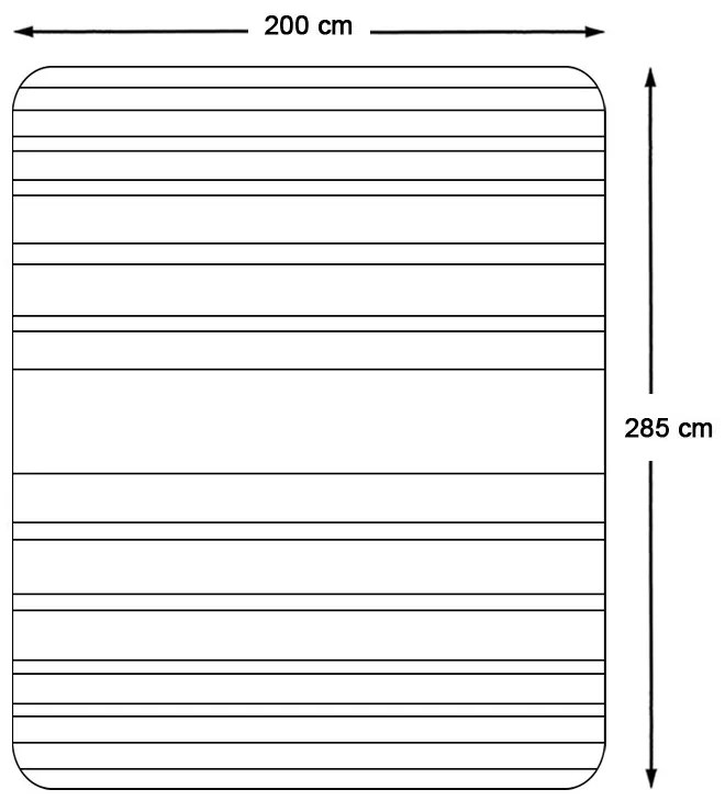 Pikniková deka, 2x2,85 m