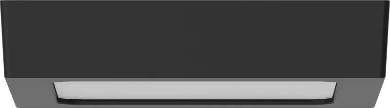 Mexen LDSS, LED stropné svietidlo, rozmer 17 x 17 cm, 12W, studená - 6500K, 960 lm, čierna - L213-017-1265-70