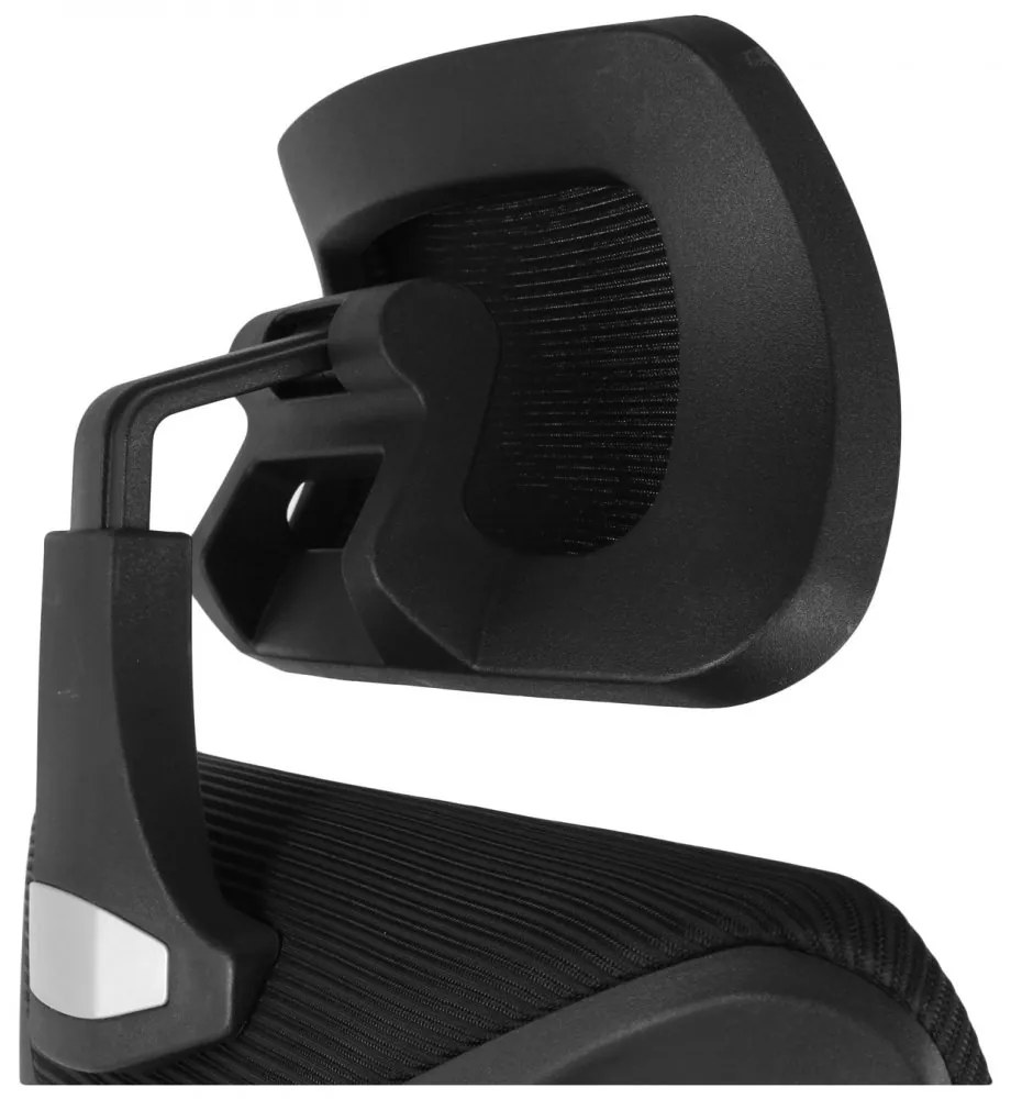 Kancelárska ergonomická stolička Neoseat CALVANI — čierna, nosnosť 150 kg