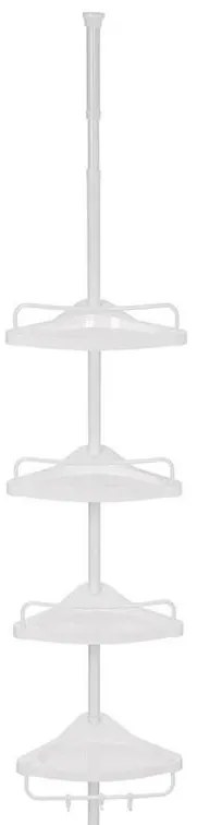 Kúpeľňová rohová polička DEX biela