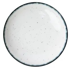 Jedálenská súprava 24 ks biela/čierna/porcelán