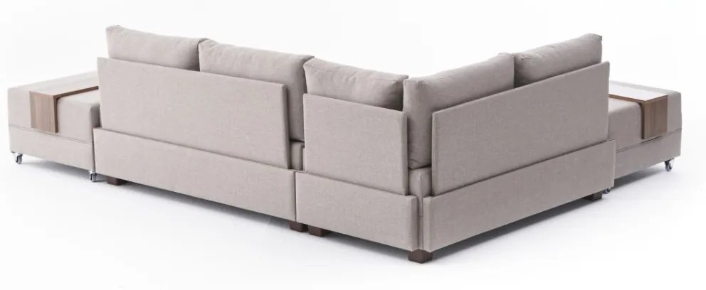 Rohová pohovka Fly krémová ľavá