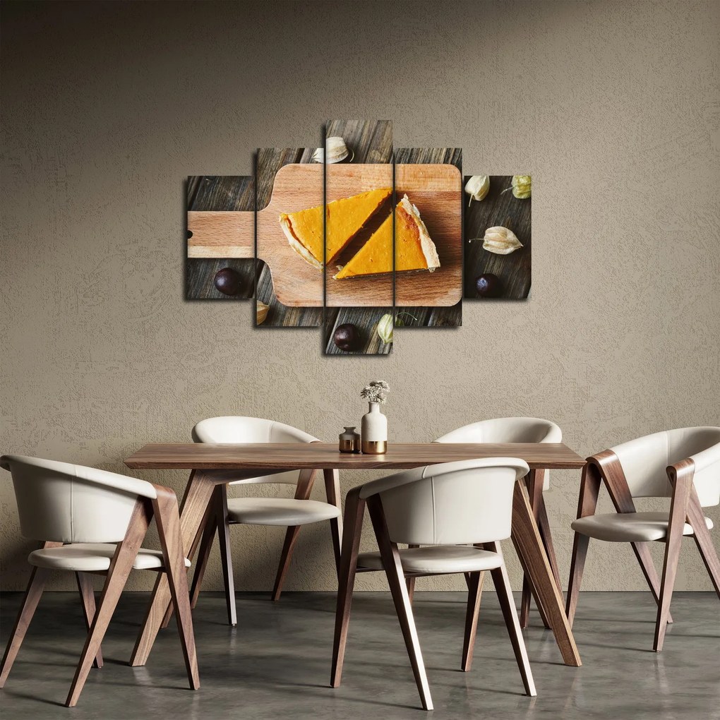 Obraz - Tekvicový koláč (150x105 cm)