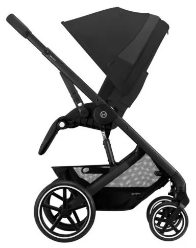 CYBEX športový kočík Balios S Lux - moon black (black frame)