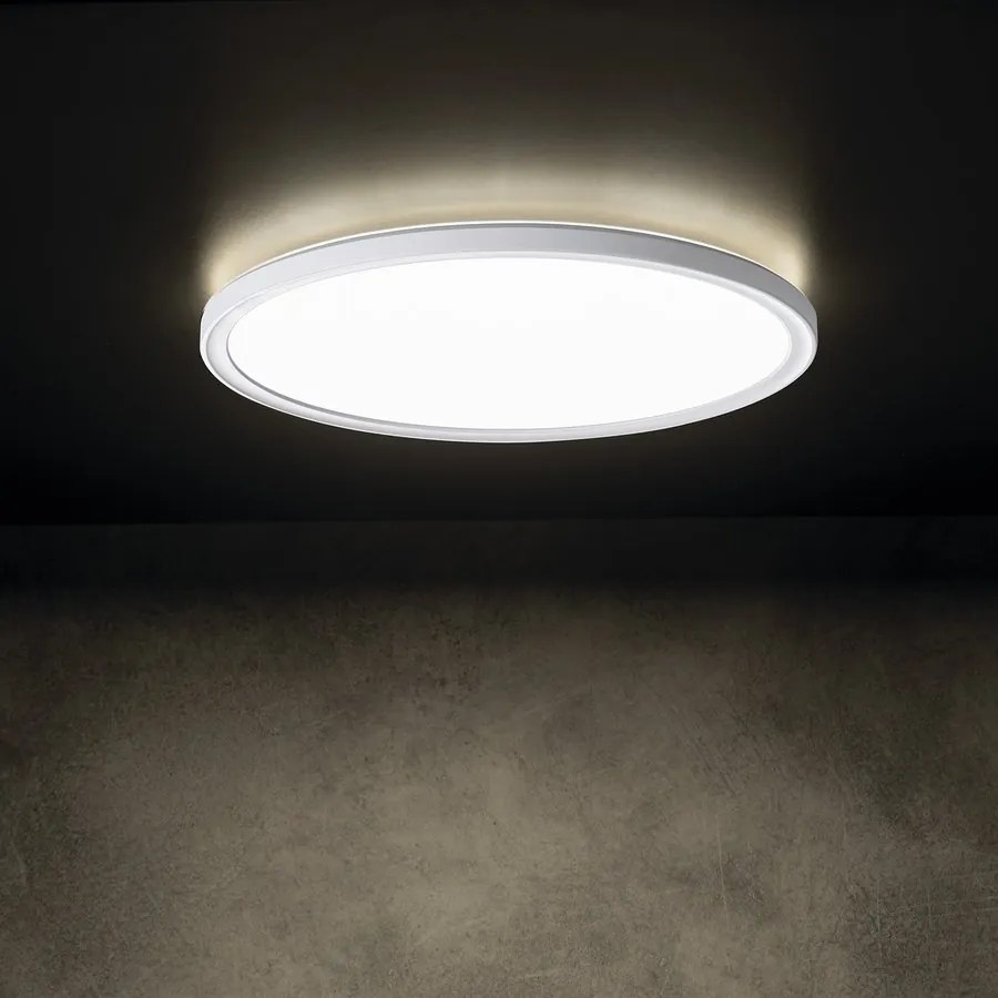 KANLUX KANLUX, AZPO stropné LED svietidlo, priemer 420mm, 22W, IP54, biela, 31504