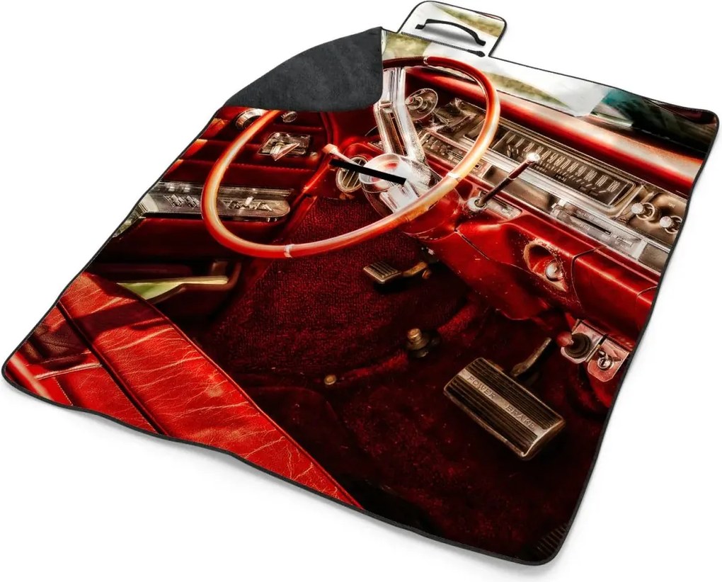 Sablio Plážová deka Interiér automobilu: 200x140 cm