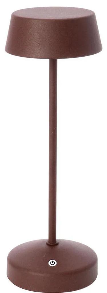 Stolová LED-lampa „Esprit Brown", Ø 11, výš. 33 cm