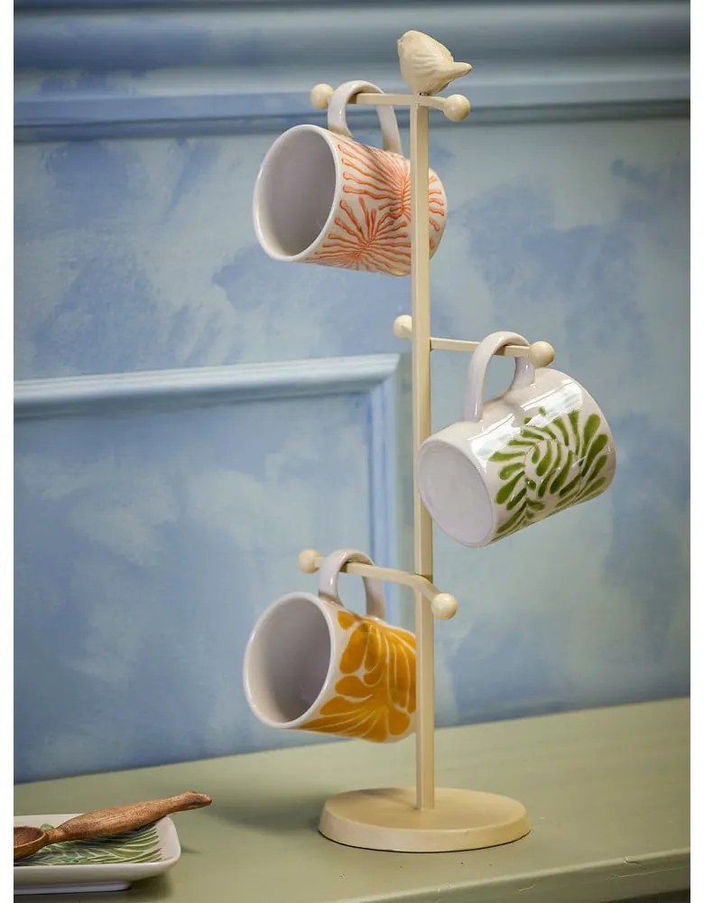 Šálky v súprave 3 ks na cappuccino z kameniny 205 ml Fauni – Bloomingville