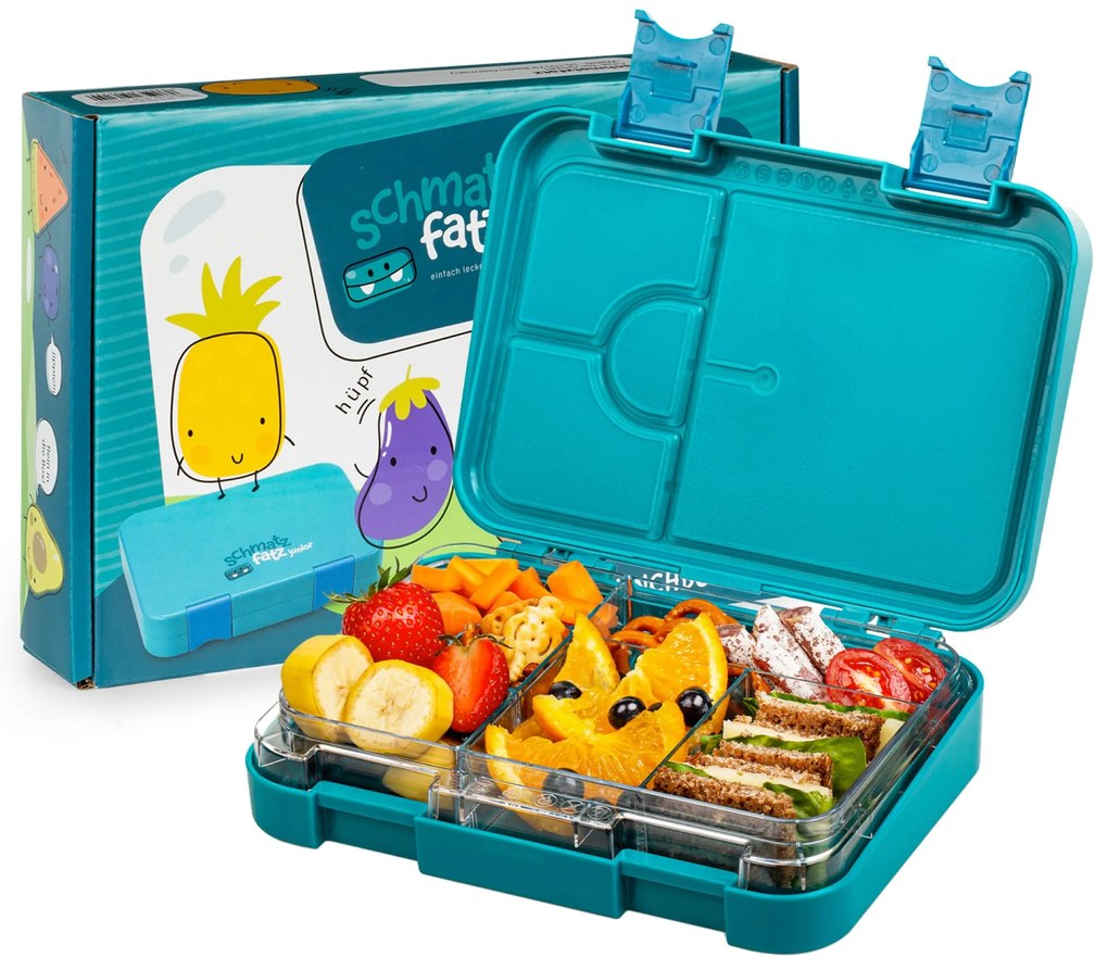 Klarstein Schmatzfatz junior, desiatový box, 6 priehradiek, 21,3 × 15 × 4,5 cm