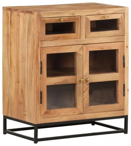 vidaXL Komoda 60x35x70 cm masívne akáciové drevo-