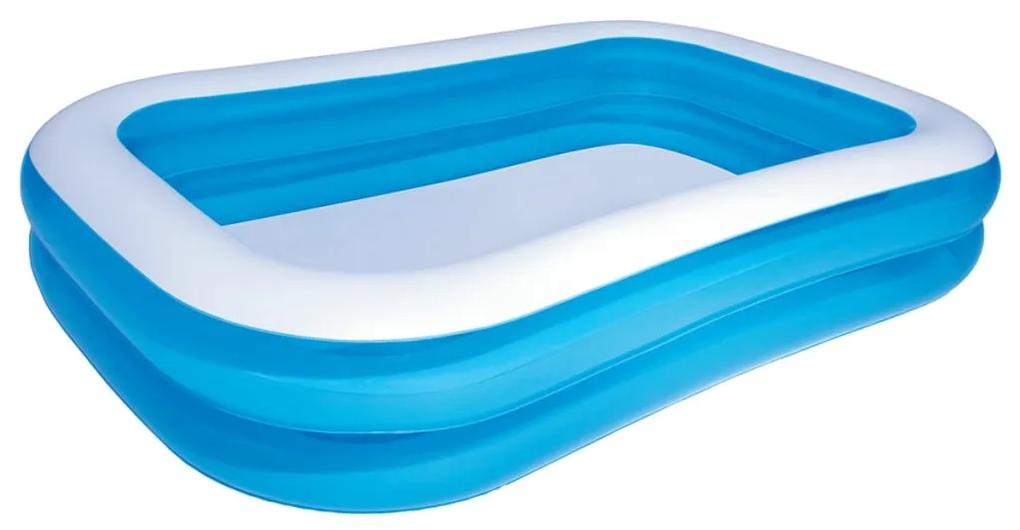 Bestway Nafukovací bazén, modrý/biely 262x175x51 cm 54006