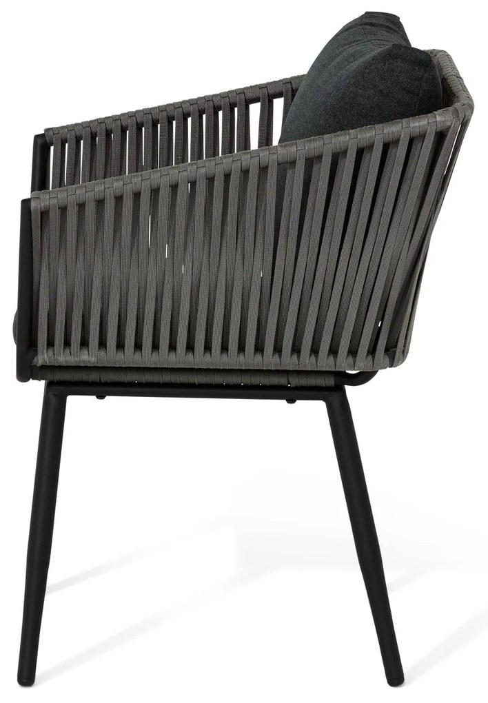 Jedálenské kreslo s textilným výpletom