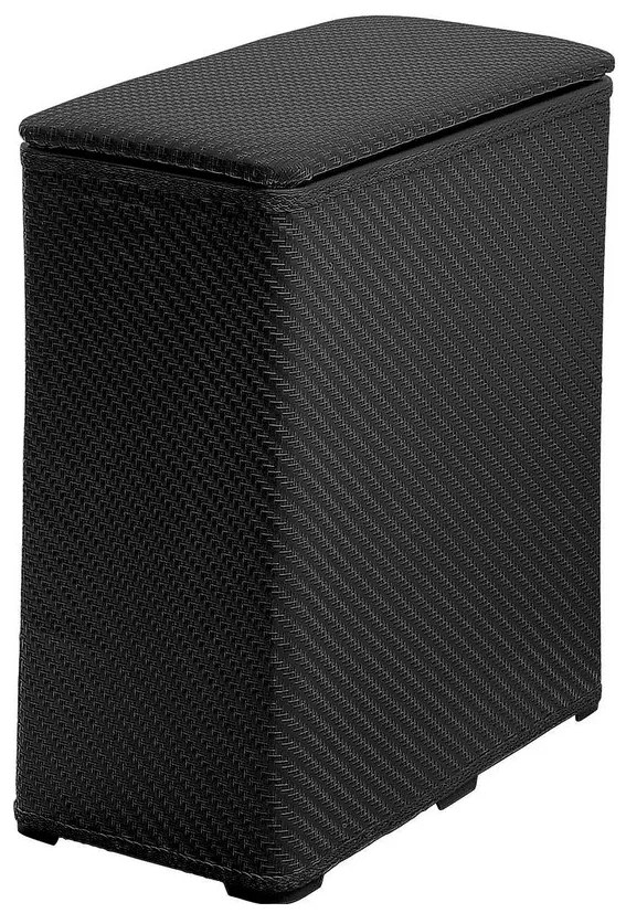 Gedy Gedy, AMBROGIO kôš na bielizeň 50x55x28 cm, čierna, 203814