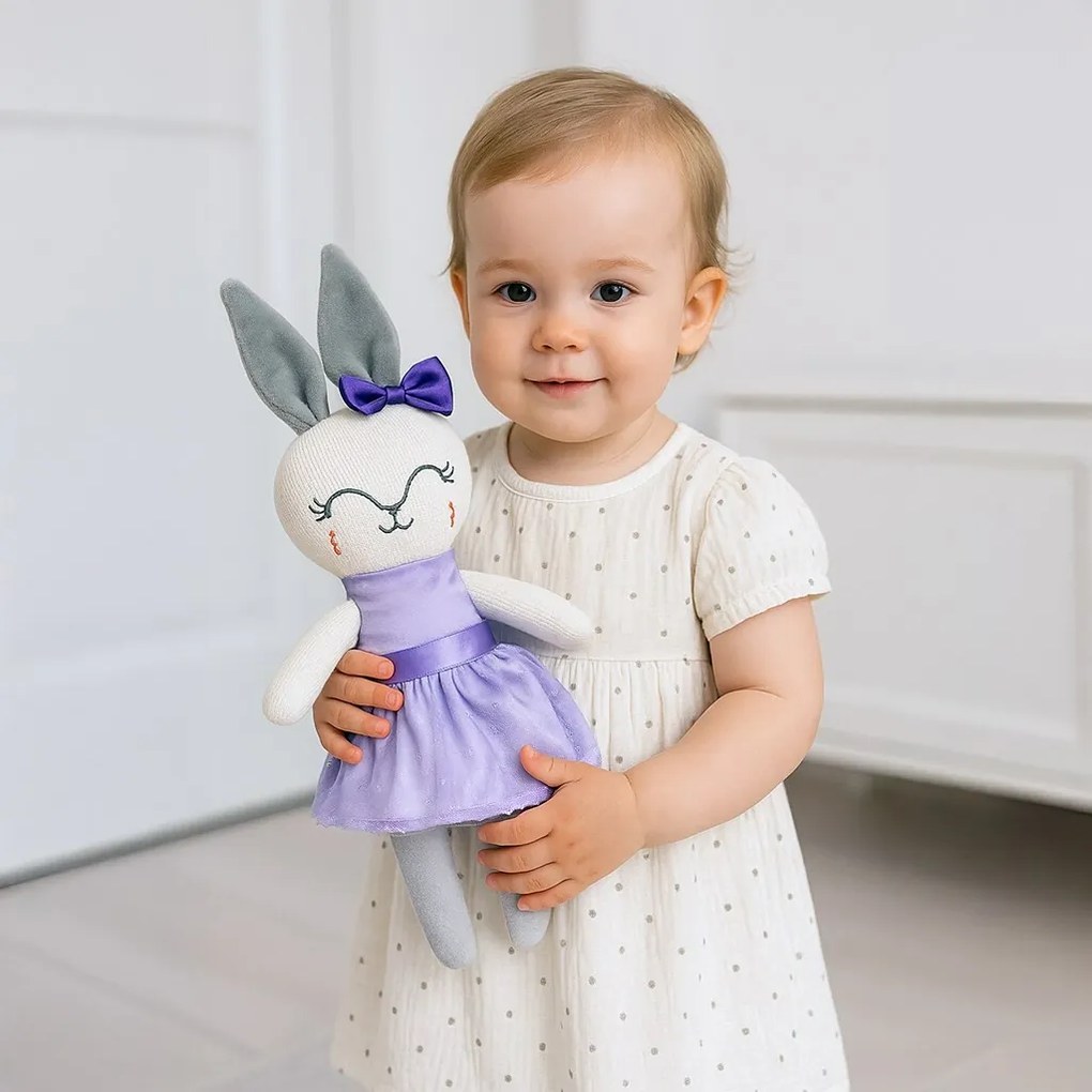 Baby Mix Plyšová hračka Rabbit, 40 x 11 cm