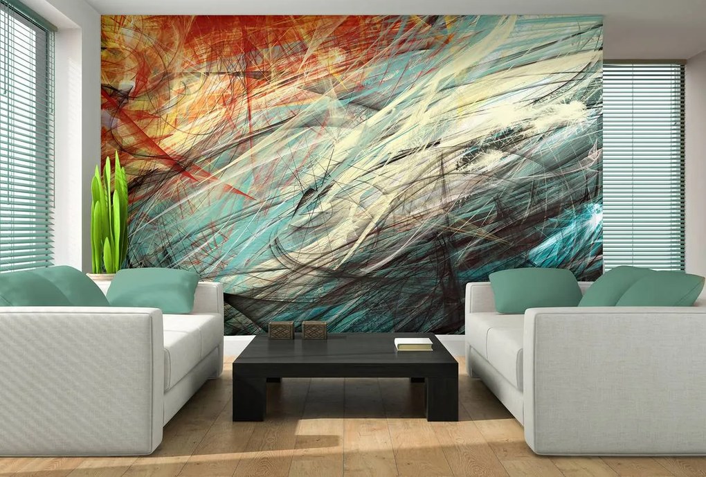 Fototapeta - Abstrakcia pastelová (152,5x104 cm)