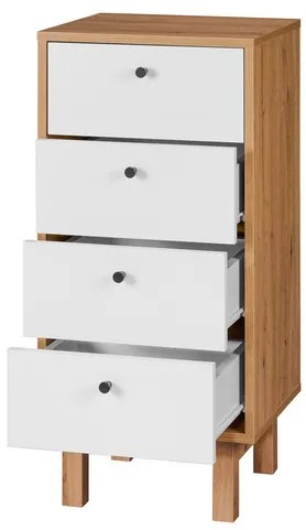 Livarno home Komoda Copenhagen so 4 zásuvkami  (100377477)