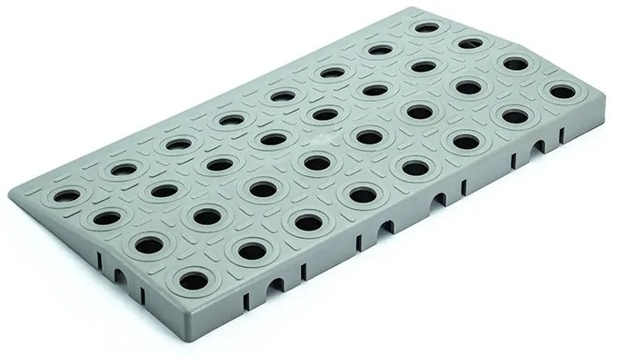 Rovný nájazd GripTil, 4 ks, sivý