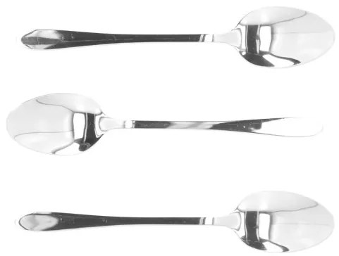 Súprava čajových lyžičiek STILO strieborná 3 ks ALL 993163